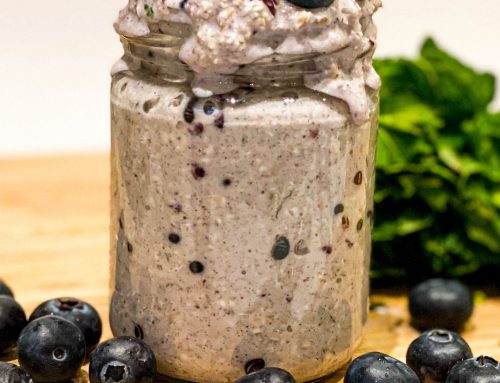Blueberry Mint Overnight Oats